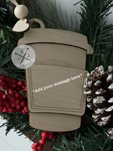 Coffee Gift Card Holder/Ornament
