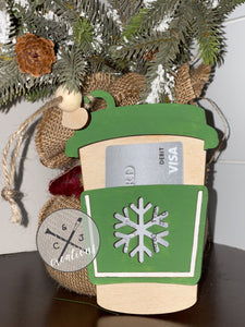 Coffee Gift Card Holder/Ornament