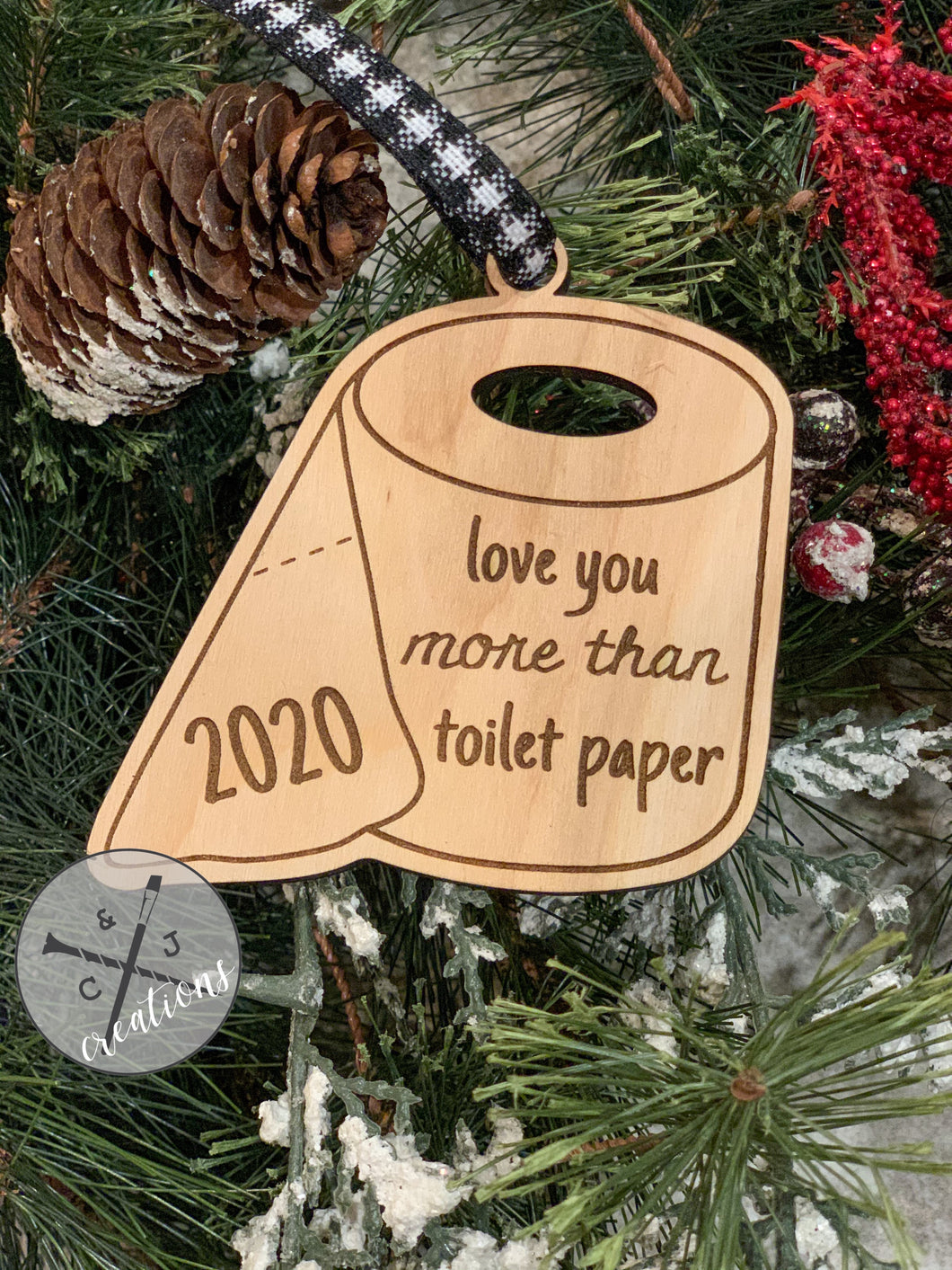 Toilet Paper Ornaments