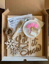 Load image into Gallery viewer, Let It Snow DIY Sign