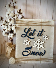 Load image into Gallery viewer, Let It Snow DIY Sign