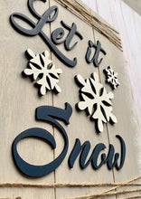 Load image into Gallery viewer, Let It Snow DIY Sign